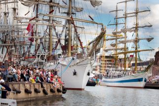 Tall Ships prepare to leave Turku