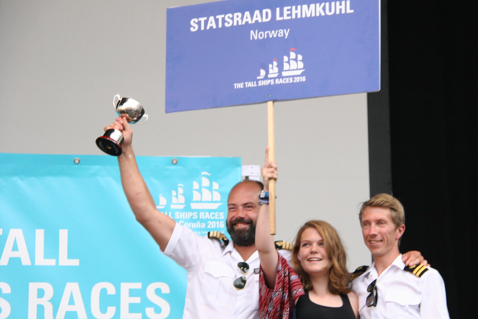Statsraad Lehmkuhl at the Prize Giving Ceremony