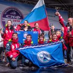 Atyla crew collecting their prizes in Novorossiysk