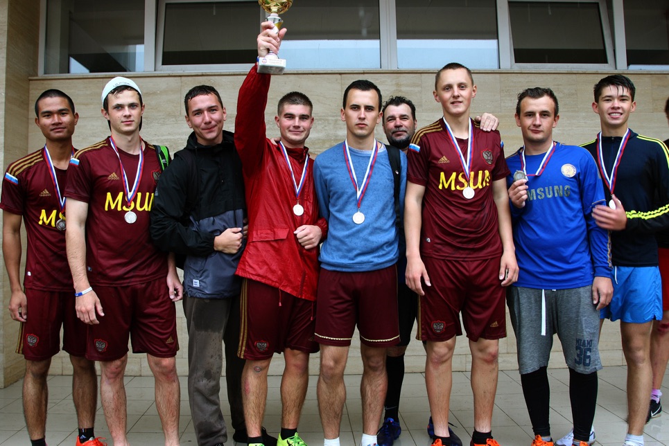 Winners of the inter-ship sports competitions