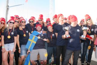 The crew of Vega Gamleby at the Prize Giving Ceremony