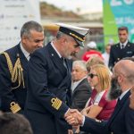 Meeting and greeting during the opening ceremony in Sines.
