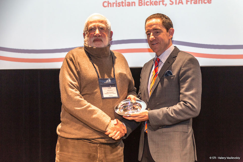 2017 Lifetime Achievement in Sail Training award- Christian Bickert (France)