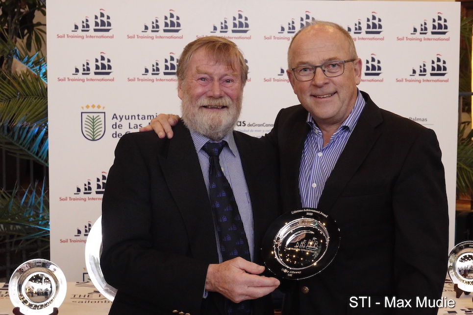 International Sail Training and Tall Ships Conference 2022 Annual Awards Lifetime Achievement Award Winner Harry Allaway, UK